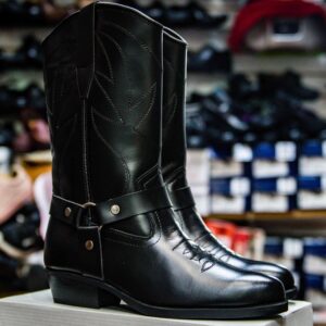 Botas Vaqueras Negras Diseño libre