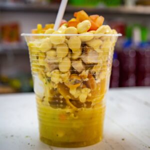 Cevichocho en vaso